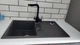 Змішувач для кухні з підключенням до фільтру Luxor Mercury Black Granit 3D Prof чорний + незалежний питний канал на змішувачі до фільтру - зображення 5