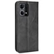 Чехол-книжка Deexe Retro Style для OPPO Reno 7 - Black - изображение 3
