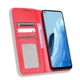 Чохол-книжка Deexe Retro Style для OPPO Reno 7 - Red - зображення 4