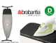 Чехол для гладильной доски Brabantia, 135x45 см, серый с кругами (266782) - изображение 3