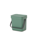 Відро для сміття Brabantia Sort & Go 3 л Зелене (129865) - зображення 1
