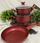 Набір посуду O.M.S. Collection 3005 Red 7 предметів - зображення 7