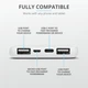Батарея универсальная Trust Primo 10000 mAh White (23896_TRUST) - изображение 11