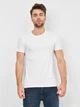 Набор футболок хлопковых длинных мужских 2 шт Levi`s Slim Crewneck Tee (2 Pack) 79541-0000 L Белых (5400816578550) - изображение 4