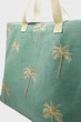 Женская зеленая сумка Paradise Palm Embroi Accessorize OS 390035 - изображение 4