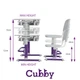 Парта со стулом Cubby Lupin VG (purple, grey) - изображение 7