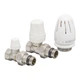 Термокомплект для радиатора KOER SET-12 прямой 1/2"x1/2" с боковым подключением KR3177 - изображение 1