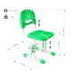 Детский стул FunDesk SST3 Green - изображение 8