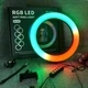 Кольцевая светодиодная лампа RGB LED RING MJ26 26 см с YO-989 держателем телефона - изображение 3