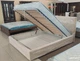 Кровать Двуспальная Leandra Premium 140 х 200 см Simple С дополнительной металлической цельносварной рамой Айвори - изображение 3
