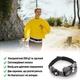 Сумка-пояс для бега Sport2People Running Belt Light Gray Steel (светоотражающая, влагопрочная) - изображение 2