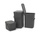 Ведро для мусора Brabantia Sort&Go 6 л Grey (109720) - изображение 5