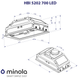 Вытяжка MINOLA HBI 5202 BL 700 LED - изображение 10