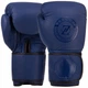 Перчатки для бокса кожаные на липучке Zelart 3074 Blue 12 унций - изображение 1