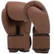 Перчатки для бокса кожаные на липучке Zelart 3074 Brown 8 унций - изображение 2