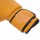 Перчатки для бокса кожаные на липучке Zelart 3074 Yellow 10 унций - изображение 5