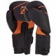Перчатки для бокса кожаные на липучке Zelart Heroe 3149 Black-Orange 10 унций - изображение 2