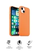 Силіконовий чохол для Apple iPhone 13, ICON2 Case, Помаранчевий, протиударний, панель, захист всього корпусу, матова поверхня Soft Touch, виступає над дисплеєм, сумісний із захисними склом і плівками, з мікрофіброю, ArmorStandart (ARM60479) - зображення 3