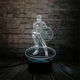 3D світильник нічник з пультом Creative Captain America - изображение 2
