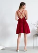 Бордовое мини платье с открытой спиной Keepsake The Label M Ke002309-4 - изображение 2
