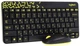 Комплект Logitech Wireless Desktop MK240 Black/Yellow USB ( клавіатура+оптична миша) (920-008213) - зображення 2