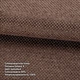 Двойная римская штора День-Ночь ТВИН Classic InHt Рогожка Dimout 9 Орех + Тюль Лён/Тюль Air Белоснежный 70х170 см - изображение 3