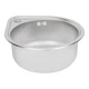 Кухонна мийка з нержавіючої сталі Lidz 4539 0,8 мм Satin (LIDZ4539SAT8) - зображення 4