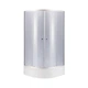 Душевая кабина Lidz Latwa SC80x80.SAT.MID.GR полукруглая, стекло тон. 4 мм + Lidz Душевой поддон KAPIELKA ST80x80x26, с панелью - изображение 1
