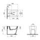 Биде напольное Qtap Crow White QT05443370W - изображение 2