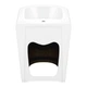 Биде напольное Qtap Scorpio 410х565х355 White QT14441003CW - изображение 4