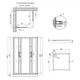 Душевая кабина Qtap Taurus CRM1099SC6 Clear 2020x900x900 мм + поддон Tern 309912C 90x90x12 см с сифоном - изображение 2