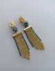 Стразовые серьги Ksenija Vitali Blue & Yellow Drop UA26 - изображение 4
