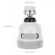 Насадка на кран (аэратор) экономитель воды Water Saver NEW 360 градусов - изображение 6