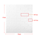 Самоклеющаяся 3D панель Sticker Wall под кирпич Зеленый 700x770x7мм - изображение 5