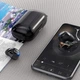 Bluetooth-гарнитура HOCO Delight ES52 с кейсом, черная - изображение 7