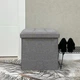 Пуф для хранения текстильный MBM HOME TH-03 Серый (TH-03 GRAY) - изображение 8