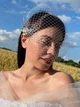 Украшение в прическу вуаль на гребнях, свадебное украшение с натуральным жемчугом Ksenija Vitali Crystal HB-0038 - изображение 2
