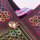 Женская сумка тканевая маленькая вышитая ромбами бохо 37*15*13 см - изображение 5