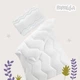 Одеяло детское всесезонное Comfort 100х135 см PAPAELLA для детей в детскую кроватку антиаллергенное белое - изображение 5