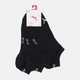 Набор мужских носков коротких хлопковых Puma Unisex Sneaker Plain 90680701 3 пары 47/49 Black (8718824270777) - изображение 1