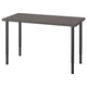 Письмовий стіл IKEA LAGKAPTEN / OLOV 120х60 см темно-сірий/чорний (794.164.78) - зображення 1