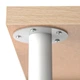 Письмовий стіл IKEA LAGKAPTEN / OLOV 120х60 см білений дуб/білий (794.168.93) - зображення 4