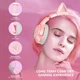 Игровые наушники с кошачьими ушками Onikuma K9 c LED-подсветкой и микрофоном Проводные наушники для стриминга Розовый - изображение 6