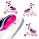 Роликовые коньки SportVida 4 в 1 SV-LG0033 Size 39-42 White/Pink/Blue - изображение 1