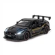Машинка спортивная Nissan GTR R35 игрушка детская металлическая моделька коллекционная 15 см Черный (5124457) - изображение 2