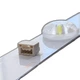 LED підсвітка TV 32" 560mm 6-led JB32HR330M06A8V1 4C-LB3206-HR08J (LEFT BLUE-32D3506V2W6C1B56017M-IL) 2pcs=1set - изображение 2