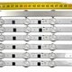 LED підсвітка Samsung TV 39" 800mm 3V 2013SVS39F REV1.9 L8/R5 D2GE-390SCA-R3 D2GE-390SCB-R3 7pcs=1set - изображение 5