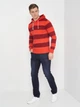 Худі GANT Barstripe Heavy Rugger 2005044 Blood Orange 2XL - зображення 4