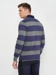 Поло GANT Barstripe Heavy Rugger 2005051 Charcoal Melange S - изображение 3