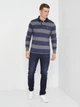 Поло GANT Barstripe Heavy Rugger 2005051 Charcoal Melange S - изображение 4
